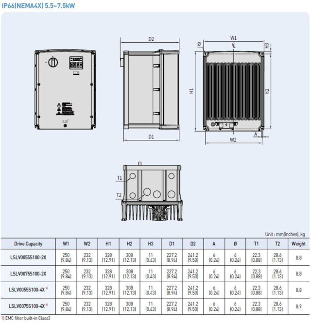 Biến tần LS LSLV0075S100-2EXNNS - Hình ảnh 2