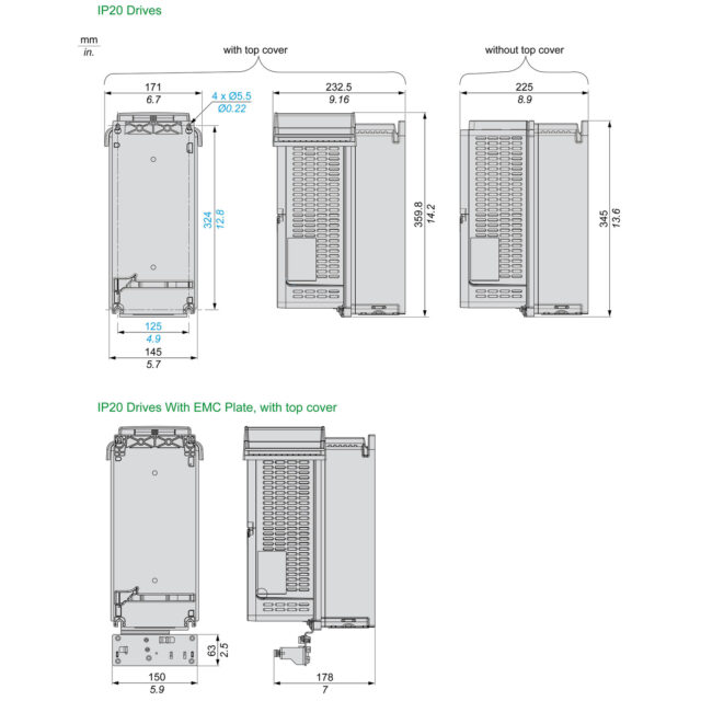 Biến tần Schneider ATV610D15N4 - Hình ảnh 2