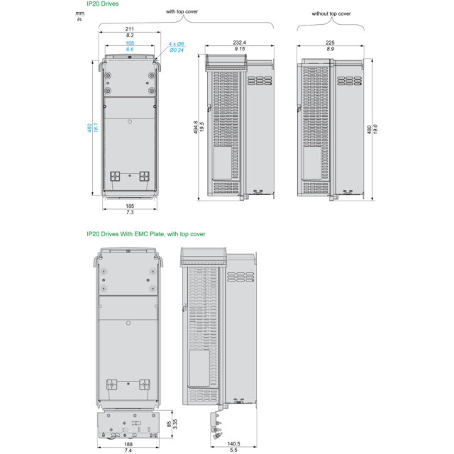 Biến tần Schneider ATV610D22N4 - Hình ảnh 2