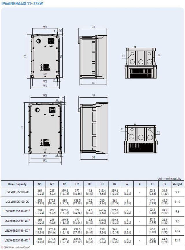 Biến tần LS LSLV0185S100-4EXFNS - Hình ảnh 4